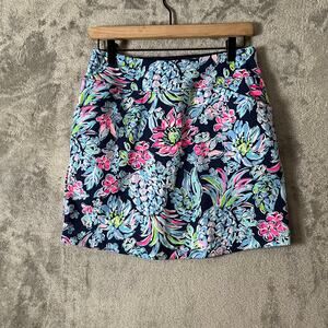 Lilly Pulitzer Pineapple‎ Paradise True Monica Skort Active Luxletic Golf Size 2